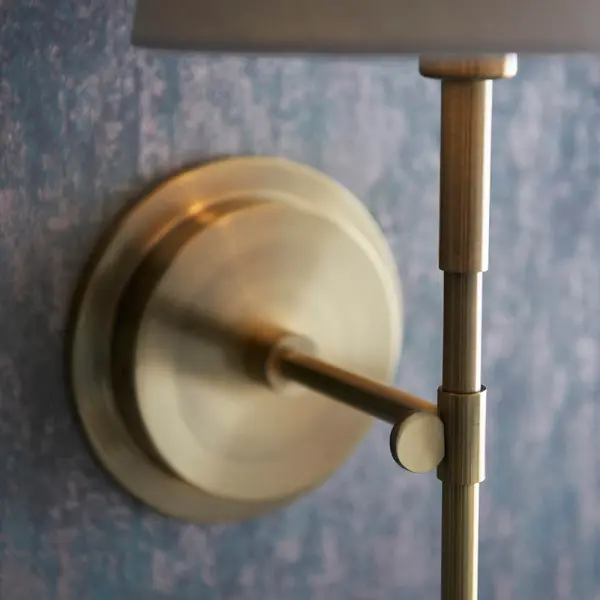 Rennes Wall Fitting in Antique Brass Bracket Only