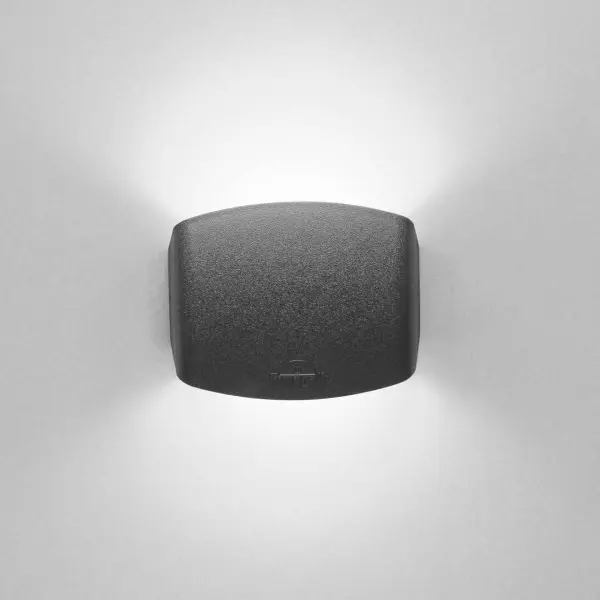 Abram 150 4W Up and Down LED Wall Light Black