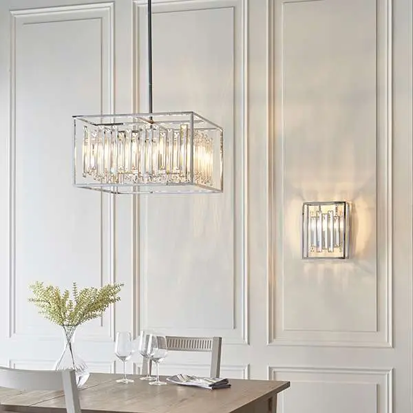 Acadia 6 Light Crystal Pendant