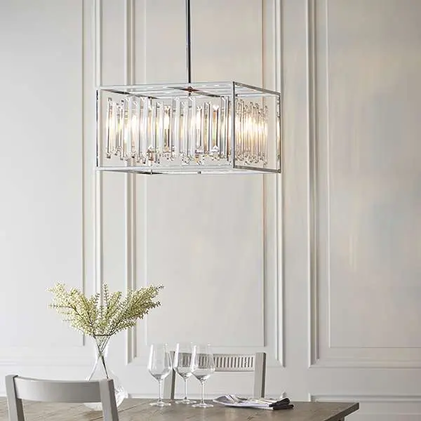 Acadia 6 Light Crystal Pendant