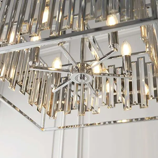 Acadia 6 Light Crystal Pendant