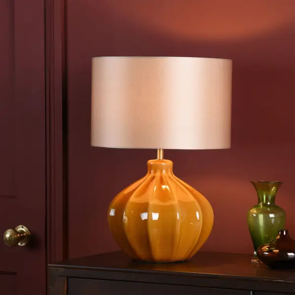 Amrita Caramel Base Only Table Lamp