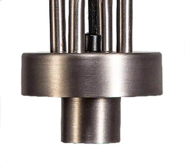 Meel 4 Light Antique Silver Bar Pendant