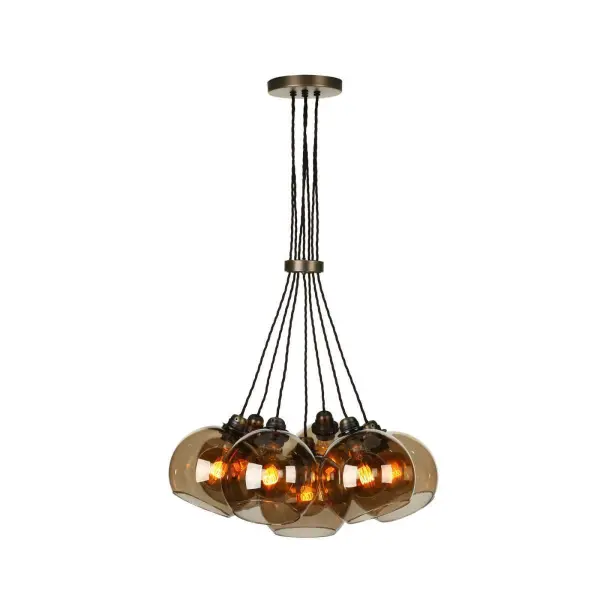 Apollo 7 Light Pendant Antique Brass