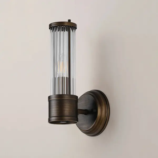 Appeal Single Wall Light in Bronze IP44