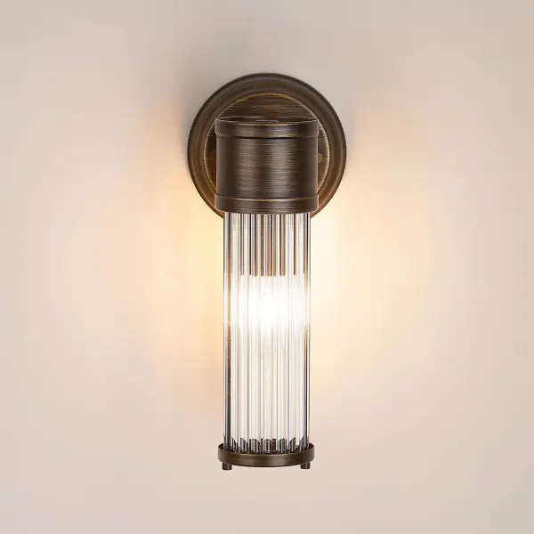 Appeal Single Wall Light in Bronze IP44