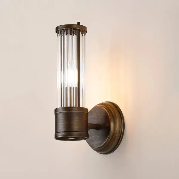 Appeal Single Wall Light in Bronze IP44
