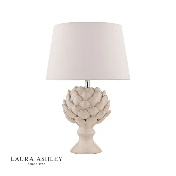 Artichoke 1 Light Ceramic Table Lamp with Shade
