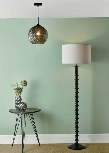 Azana Floor Lamp Base Only Black Ash Finish