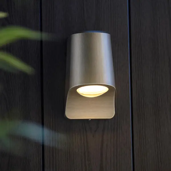 Tommy Aged Pewter LED Wall Light IP44