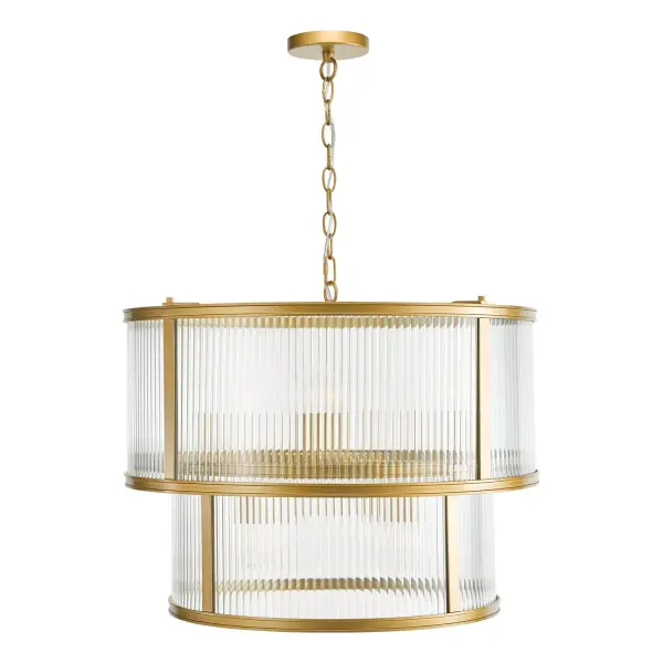 Bianka 6 Light Pendant in Bronze Finish