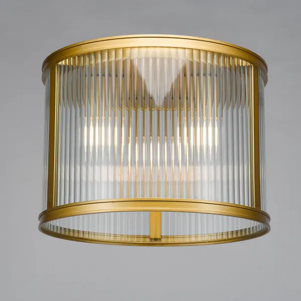 Bianka 3 Light Flush Fitting in Bronze Finish