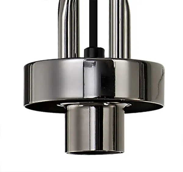 Meel 4 Light Black Chrome Bar Pendant