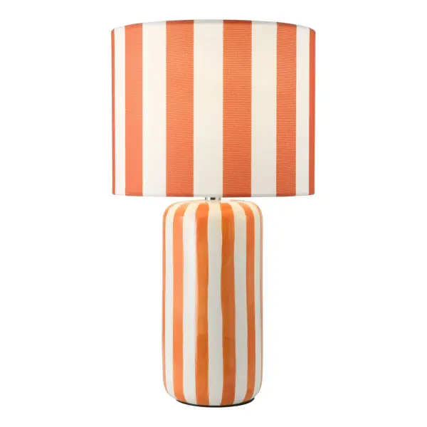 Cicada Orange Table Lamp C/W Shade