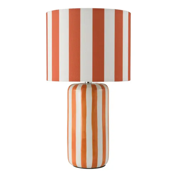 Cicada Orange Table Lamp C/W Shade