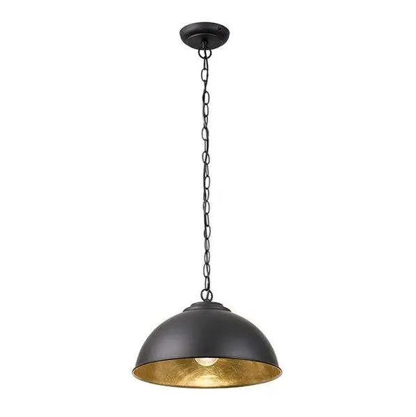 Colman Matt Black Single Pendant