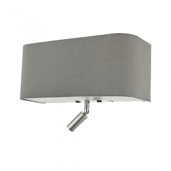 Ronda 3 Light Wall Light Grey With LED Reading Light