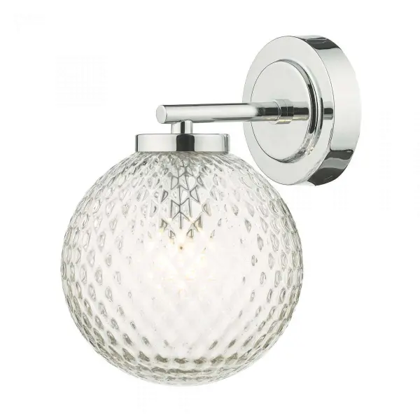 Wayne Wall Light Polished Chrome Glass IP44