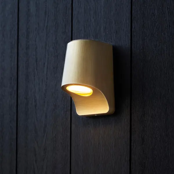 Tommy Brushed Gold LED Wall Light IP44