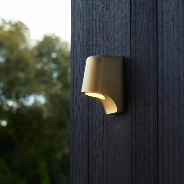 Tommy Brushed Gold LED Wall Light IP44