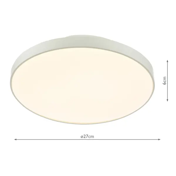 Essien LED Flush Fitting in White IP44