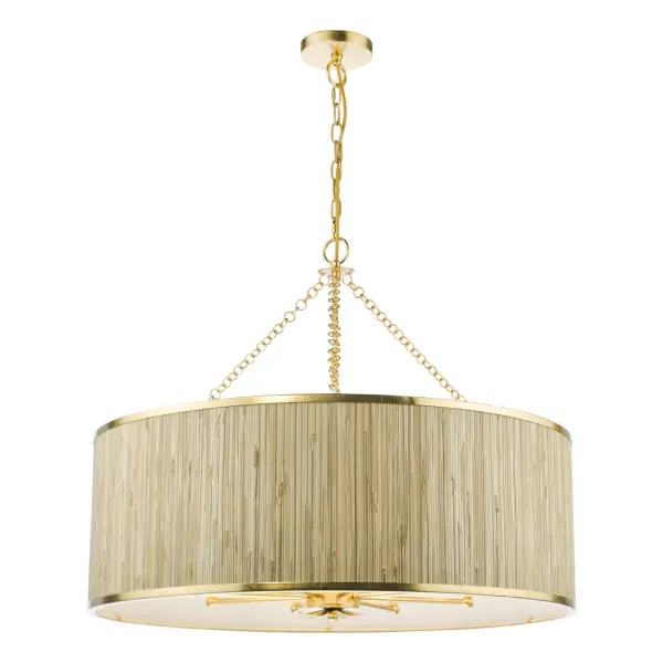 Fenella 8 Light Gold Pendant