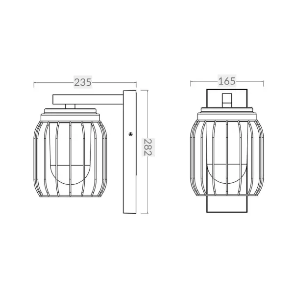 Finch Outdoor Wall Light IP44