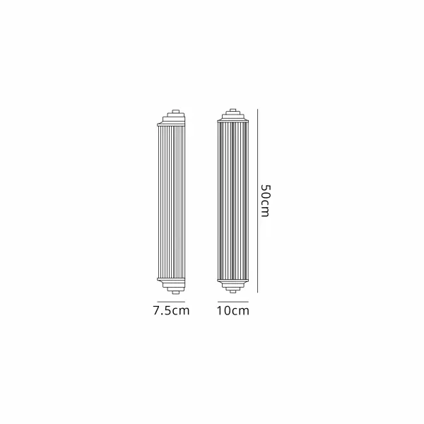 Appeal Large Flush Wall Light in Satin Black IP44