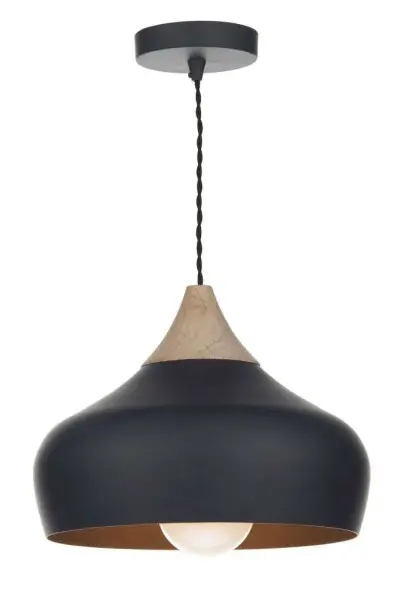 Gaucho Small Pendant in Black