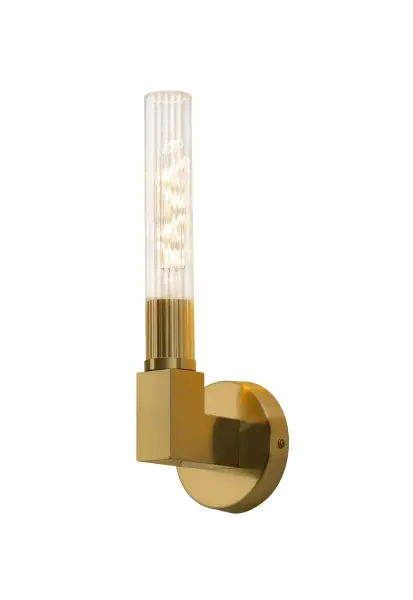 Dee Single Wall Light in Gold IP44