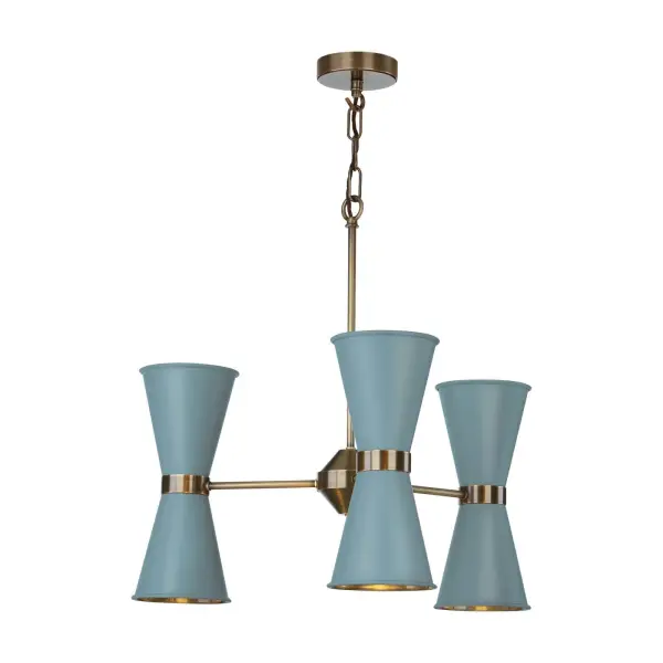 Hyde 6 Light Pendant in Bespoke finish