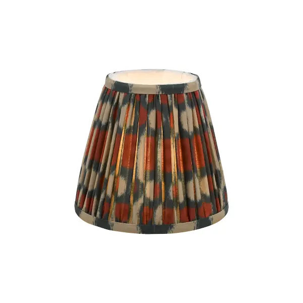 Ikat Red & Green Cotton Shade 15cm