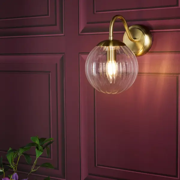 Jocelyn Brass Wall Light
