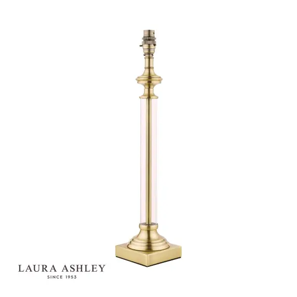 Winston Table Lamp Antique Brass & Glass Base Only