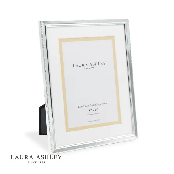 Boxed 5x7 inch Photo Frame Polished Silver