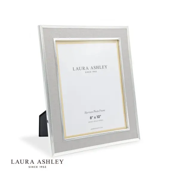 Harrison Pale Charcoal Grey Linen Photo Frame 8x10 Inch
