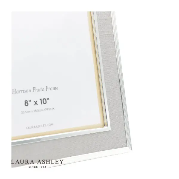 Harrison Pale Charcoal Grey Linen Photo Frame 8x10 Inch
