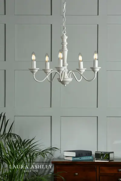 Tate 5 Light in Distressed Wood Pendant