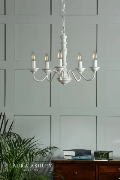 Tate 5 Light in Distressed Wood Pendant