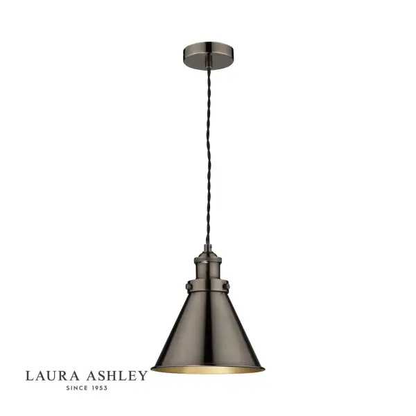 Rufus Industrial Nickel Single Pendant
