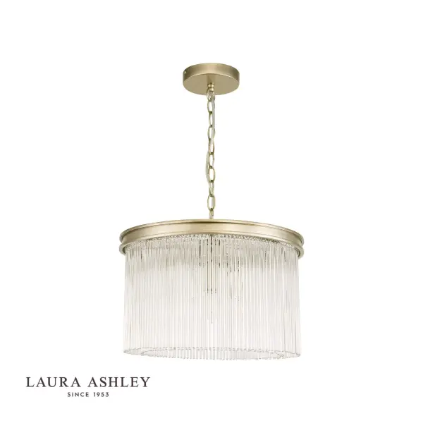 Manon Champagne 3 Light Pendant