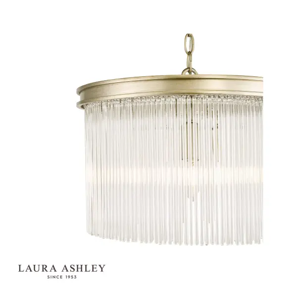 Manon Champagne 3 Light Pendant