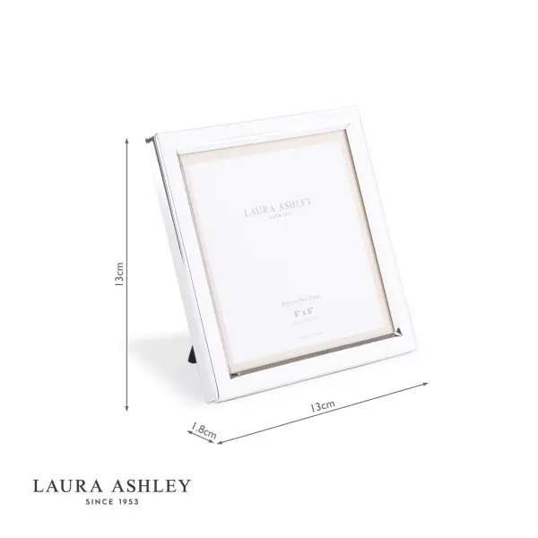 Steynton Square Silver Plated 5x5 Inch Photo Frame