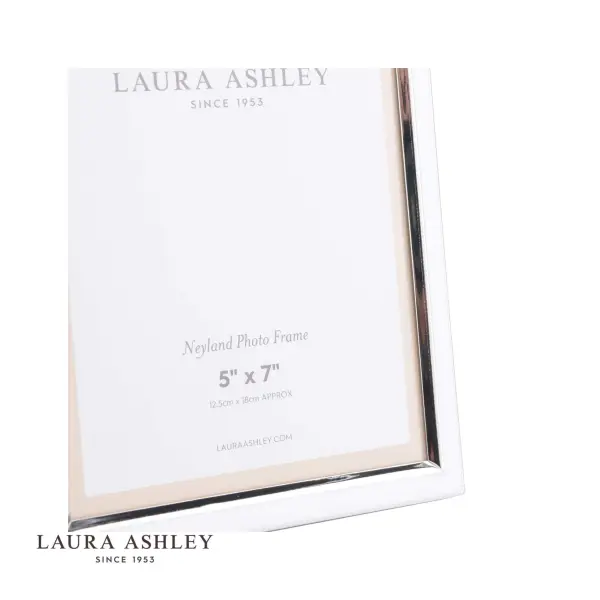 Neyland Silver Plated 5x7 Inch Photo Frame