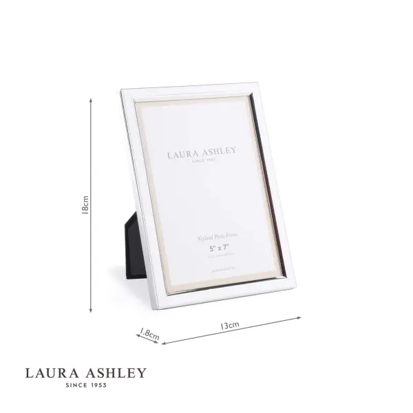 Neyland Silver Plated 5x7 Inch Photo Frame