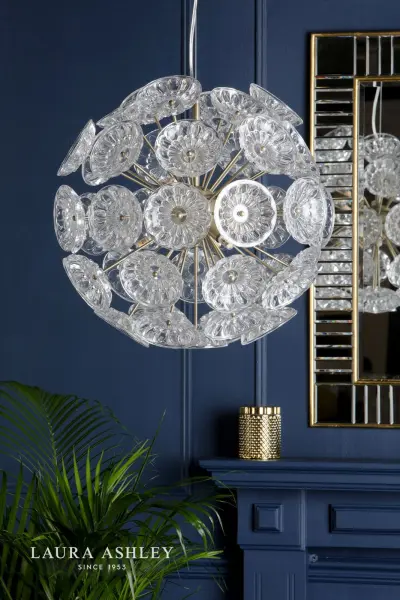 Elwick 6 Light Pendant in Antique Brass