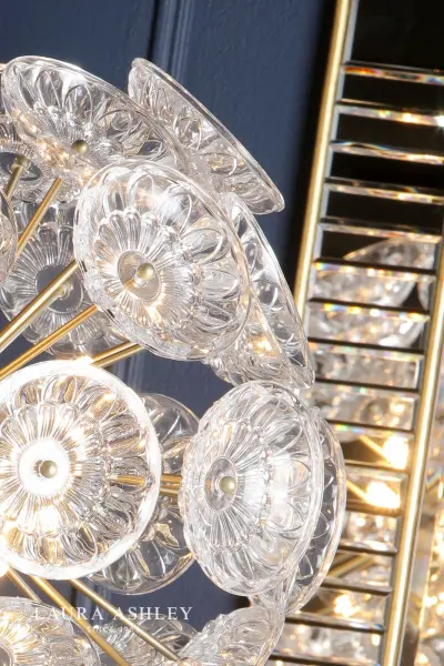 Elwick 6 Light Pendant in Antique Brass