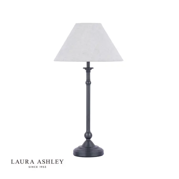 Ludchurch Black Table Lamp C/W Shade