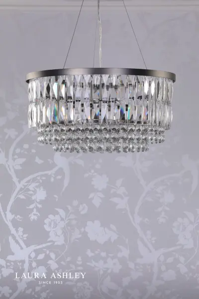 Rhosill 4 Light Pendant in Aged Pewter