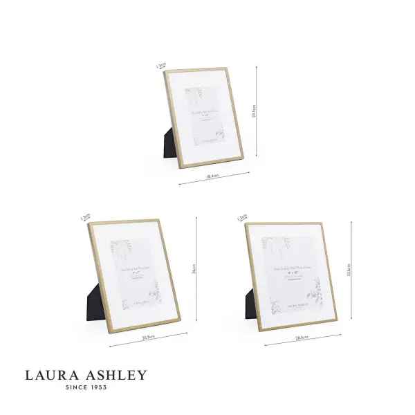 Set of 3 Alisa Matt Gold Photo Frames